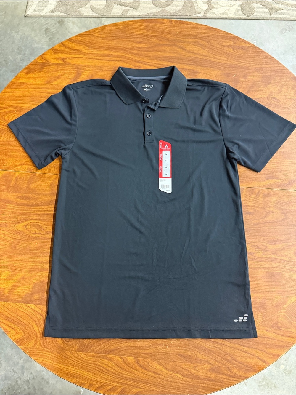 bcg Men’s Black Performance Polo